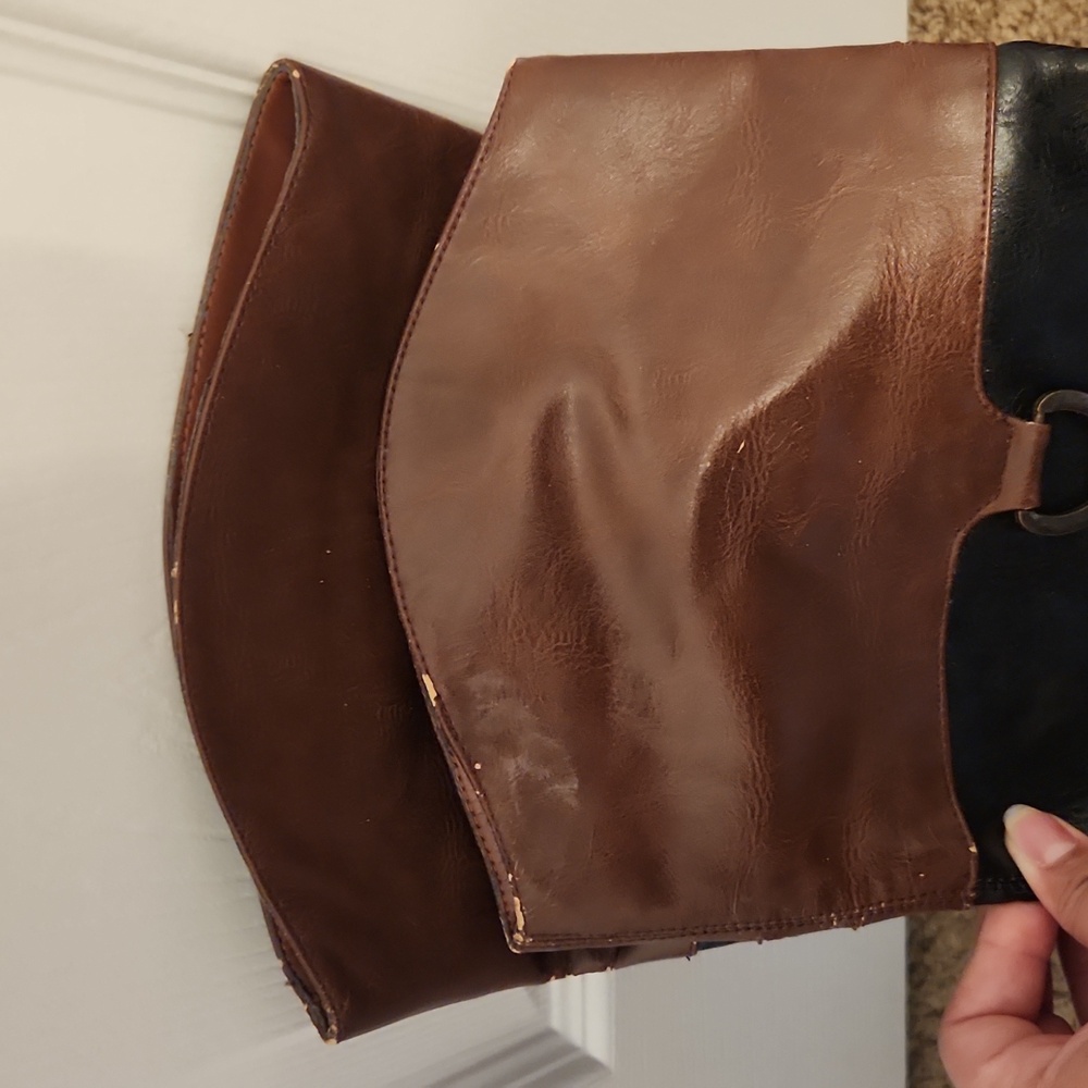 Two Tone Riding Boots - Picture 4 of 4